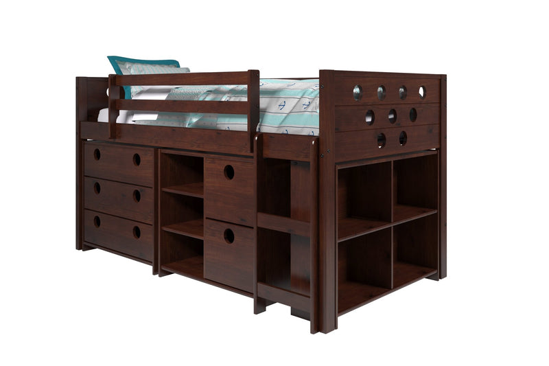 Circles Low Loft with Case Goods