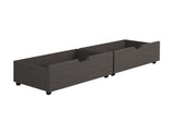 Donco Dual Underbed Drawers #color_Antique-Grey