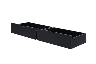Donco Dual Underbed Drawers #color_Black