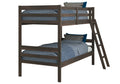 Econo Panel Bunkbed Rustic Walnut With Slat Kit