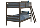 Donco Econo Panel Bunkbed #color_Rustic-Walnut