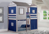 Fabric Cover for Donco Deer Blink Bunk Bed #color_blue