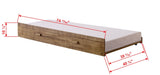 Donco Front Porch Trundle #Rustic_Driftwood