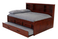 Full Bookcase Daybed Merlot
