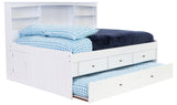 Full Bookcase Daybed White