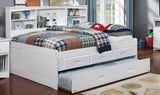 Full Bookcase Daybed White