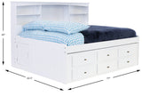 Full Bookcase Daybed White