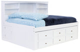 Full Bookcase Daybed White