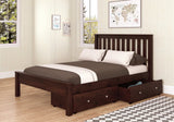 Donco Full Contempo Bed #color_Cappuccino