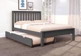 Donco Full Contempo Bed #color_Dark-Grey