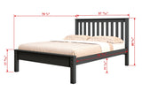 Donco Full Contempo Bed #color_Dark-Grey