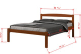 Donco Full Econo Bed #color_Espresso