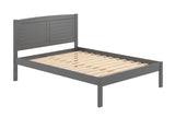 Donco Full Louver Bed #color_Antique-Grey