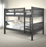 Full/Full Mission Bunk Bed Dark Grey