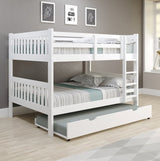 Full/Full Mission Bunk Bed White