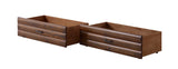 Donco Log Cabin Drawers #Rustic _Walnut_&_Rustic_Silver