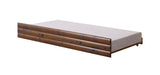 Donco Log Cabin Trundle #color_Rustic -Walnut-&-Rustic-Silver
