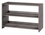 Donco Louver Low Loft Bookcase #color_Antique-Grey