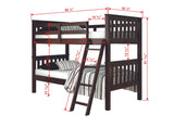 Mission Bunk Bed Cappuccino