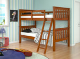 Mission Bunkbed in Blond Espresso