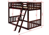 T/T Bunkbed Cappuccino/Dark Grey