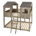 T/T Tower Bunkbed Rustic Dirty White