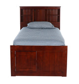 Donco Twin Bookcase #color_Merlot