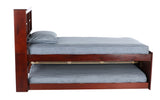 Donco Twin Bookcase #color_Merlot