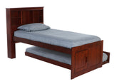 Donco Twin Bookcase #color_Merlot