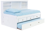 Twin Bookcase Daybed White