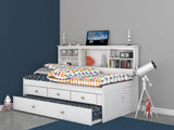 Twin Bookcase Daybed White