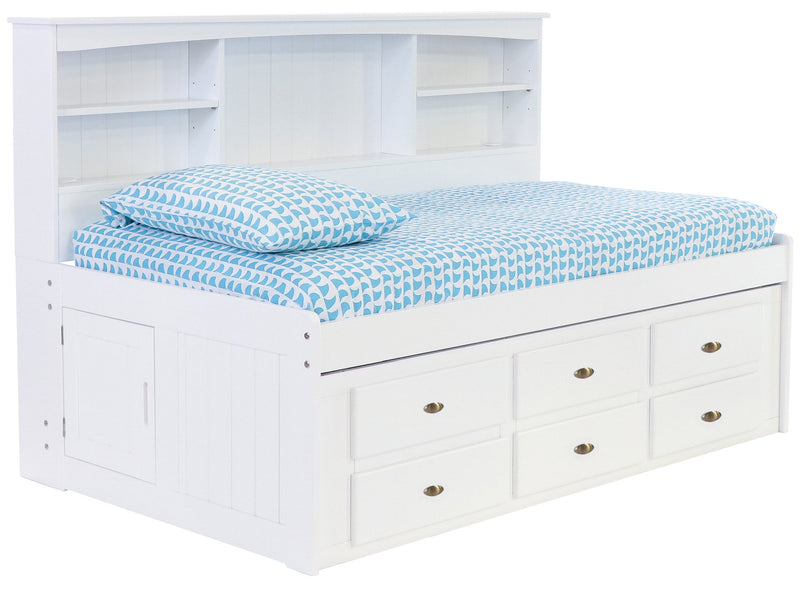 Twin Bookcase Daybed White