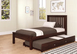 Donco Twin Contempo Bed #color_Cappuccino