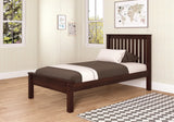 Donco Twin Contempo Bed #color_Cappuccino