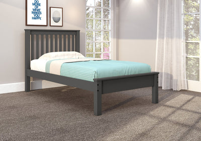 Donco Twin Contempo Bed #color_Dark-Grey