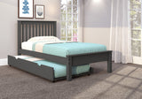 Donco Twin Contempo Bed #color_Dark-Grey