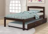 Donco Twin Econo Bed #color_Cappuccino