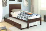 Donco Twin Econo Bed #color_Cappuccino