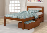 Donco Twin Econo Bed #color_Espresso