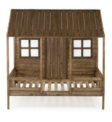 Donco Twin Front Porch Low Loft In #color_Rustic-Driftwood
