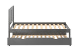 Donco Twin Louver Bed #color_Antique-Grey