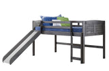 Twin Louver Low Loft with Slide