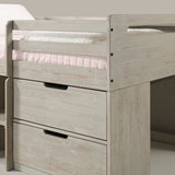 Donco Twin Low Loft #color_Rustic-Light-Grey