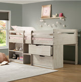 Donco Twin Low Loft #color_Rustic-Light-Grey