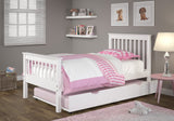 Twin Monaco Mission Bed in White