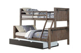 Donco Twin/Full Bunk Bed In #color_Brushed-Shadow