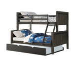 Twin/Full Bunk Bed In City Shadow Finish
