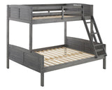 Twin/Full Louver Bunkbed Antique Grey