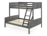 Twin/Full Louver Bunkbed Antique Grey