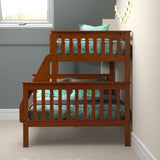 Twin/Full Mission Bunk Bed Light Espresso